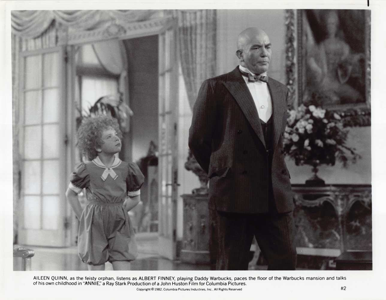 Albert Finney ANNIE Tim Curry Carol Burnett original 8x10 press photos 1982
