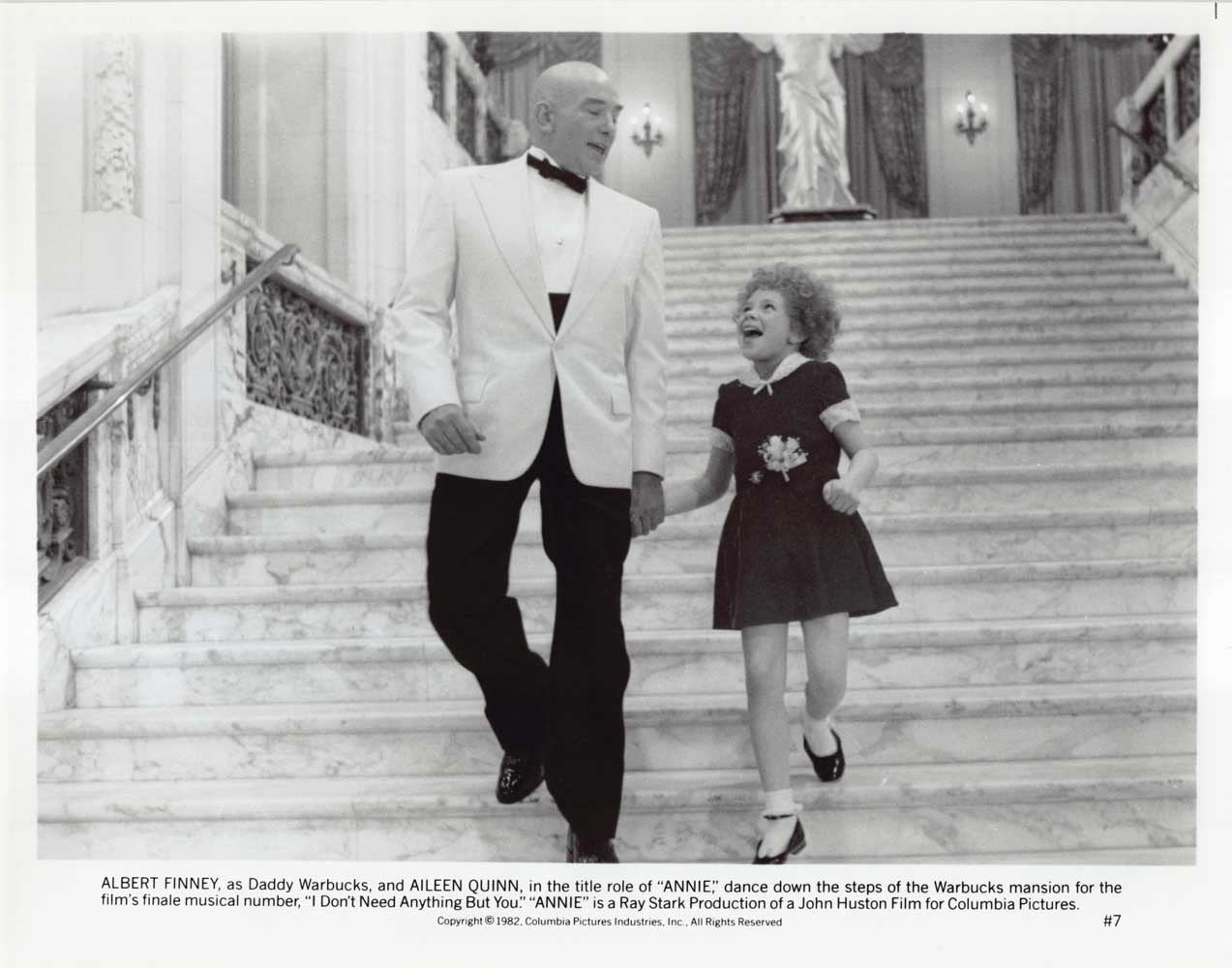 Albert Finney ANNIE Tim Curry Carol Burnett original 8x10 press photos 1982