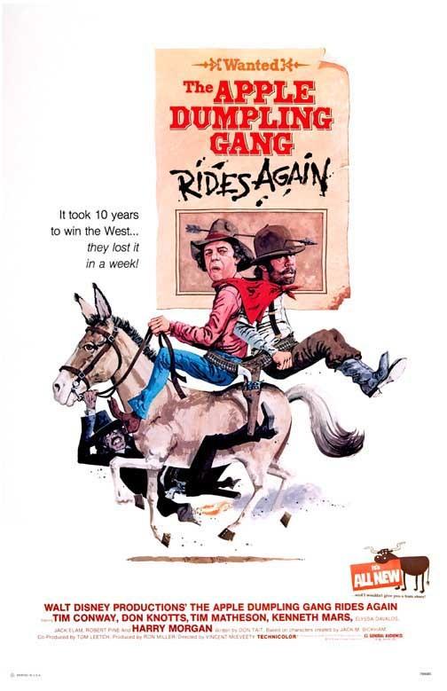 Tim Conway APPLE DUMPING GANG RIDES AGAIN Don Knotts movie poster 11x17