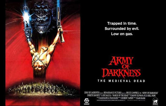 Bruce Campbell ARMY OF DARKNESS movie poster 17x11 Evil Dead Sam Raimi