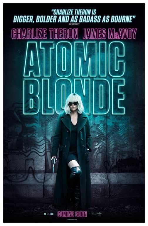 Charlize Theron ATOMIC BLONDE James McAvoy movie poster 11x17