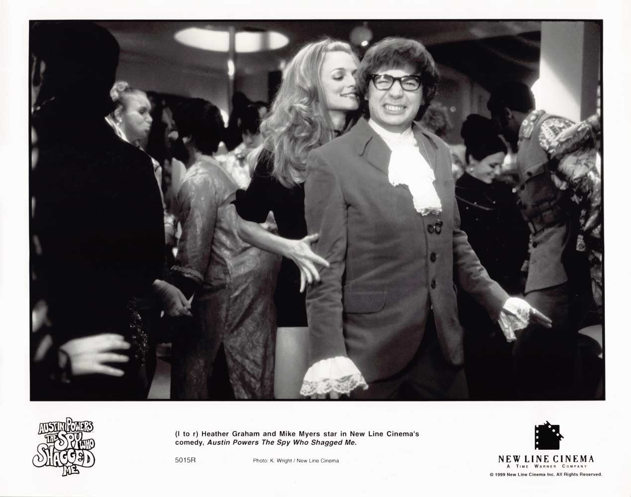 Heather Graham AUSTIN POWERS THE SPY WHO SHAGGED ME Mike Myers 8x10 press photo