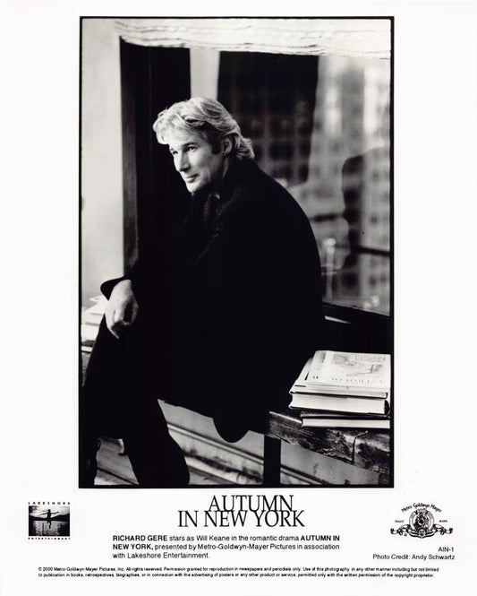 Richard Gere AUTUMN IN NEW YORK original 8x10 press photo