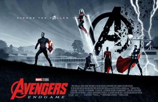 Chris Evans AVENGERS ENDGAME movie poster 17x11