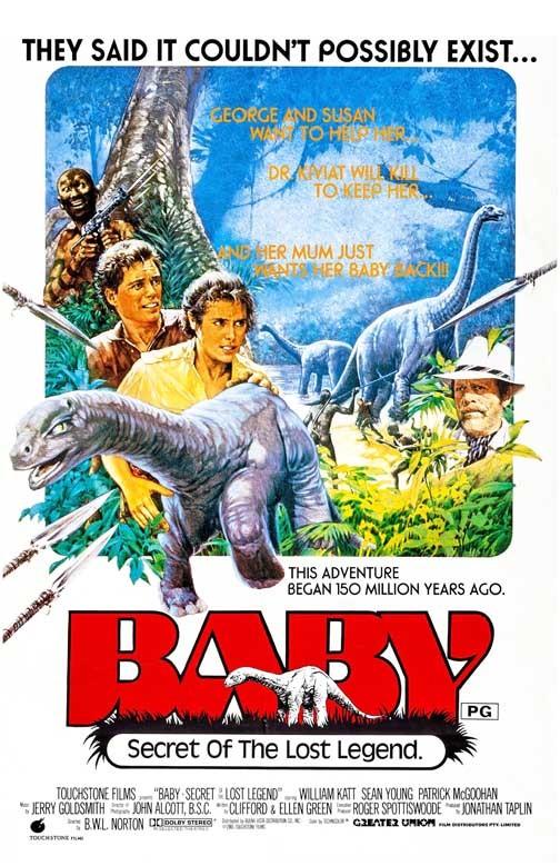 William Katt BABY SECRET OF THE LOST LEGEND Sean Young movie poster 11x17