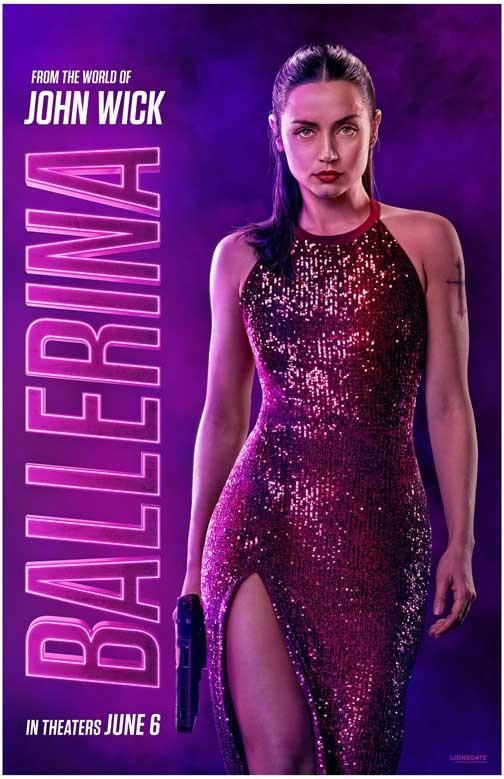 Ana De Armas BALLERINA sexy dress movie poster 11x17 John Wick