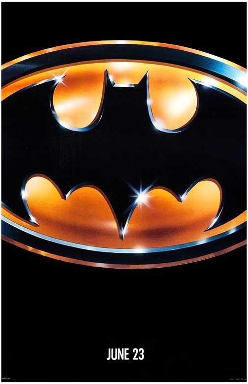 Michael Keaton BATMAN Jack Nicholson advance movie poster 11x17 Tim Burton