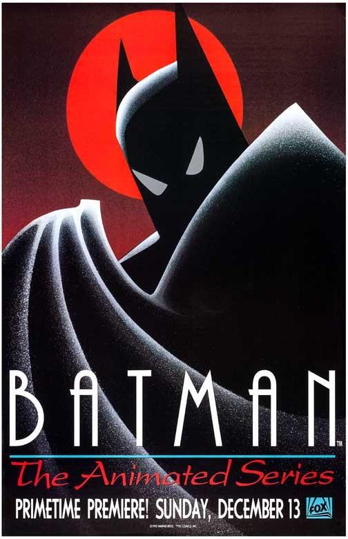 Kevin Conroy BATMAN THE ANIMATED SERIES promo poster 11x17