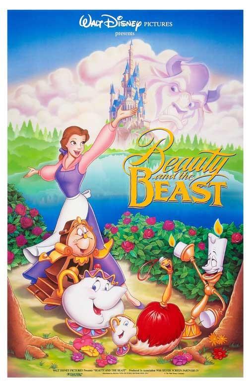 Disney BEAUTY AND THE BEAST movie poster 11x17