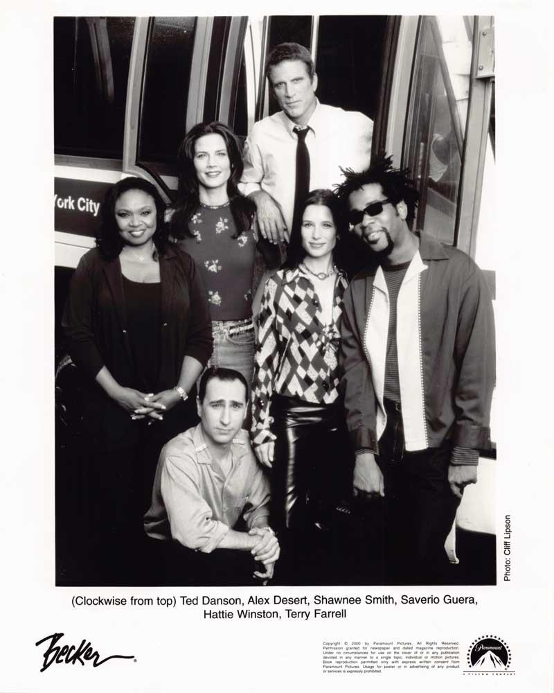 Ted Danson BECKER Terry Farrell Shawnee Smith original 8x10 press photo 2000