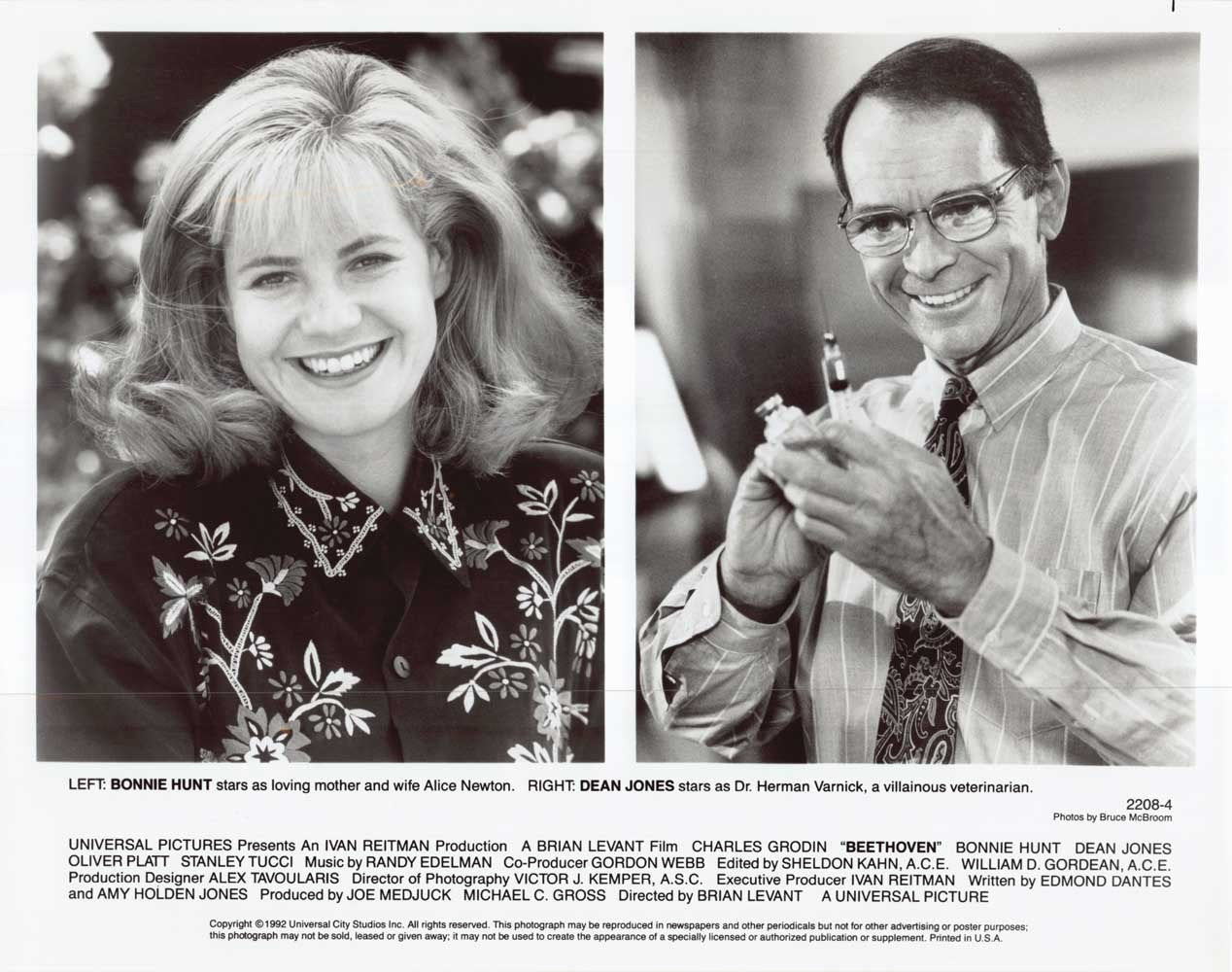 Bonnie Hunt BEETHOVEN Dean Jones original 10x8 press photo 1992