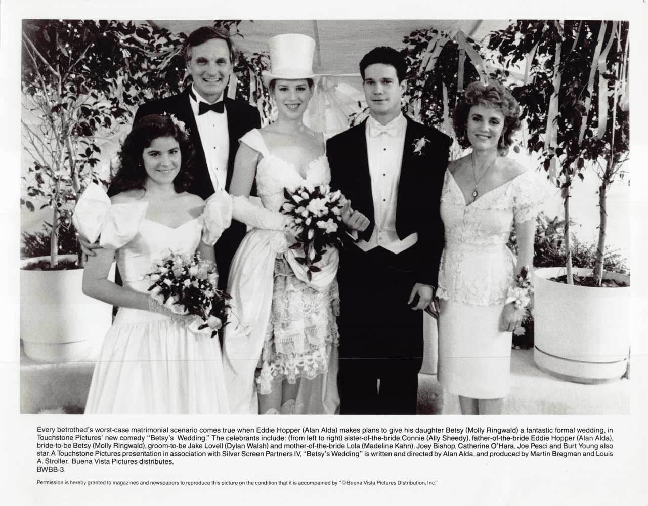 Alan Alda BETSY'S WEDDING Molly Ringwald original 8x10 press photo 1990