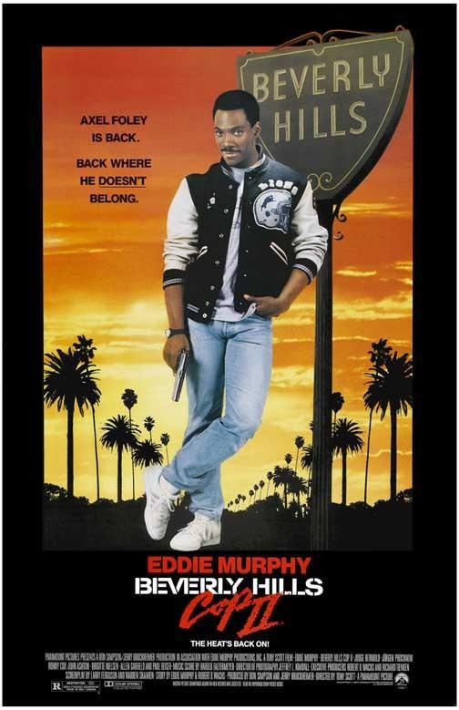 Eddie Murphy BEVERLY HILLS COP 2 movie poster 11x17