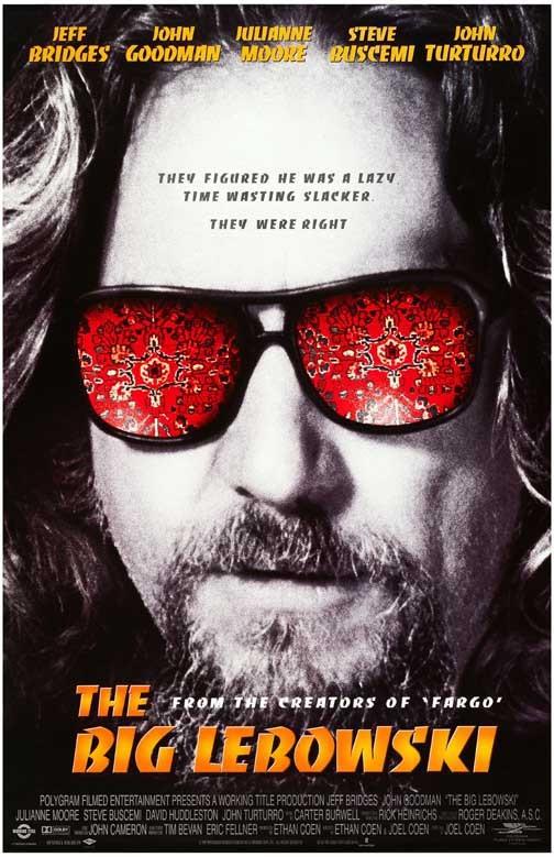 Jeff Bridges BIG LEBOWSKI John Goodman Julianne Moore movie poster 11x17 Dude