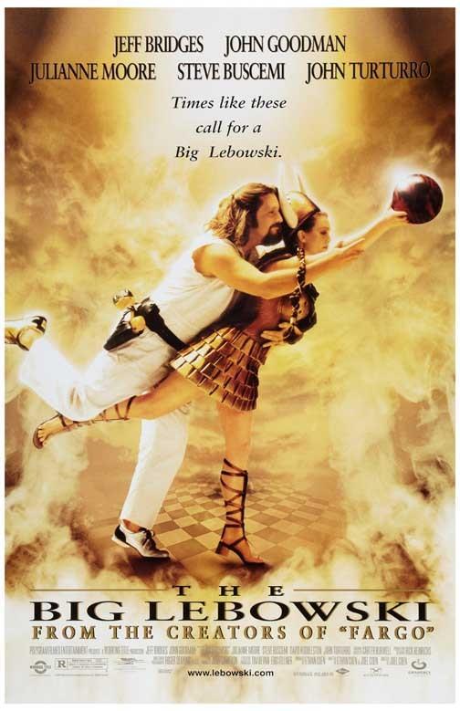 Jeff Bridges BIG LEBOWSKI John Goodman Julianne Moore movie poster 11x17