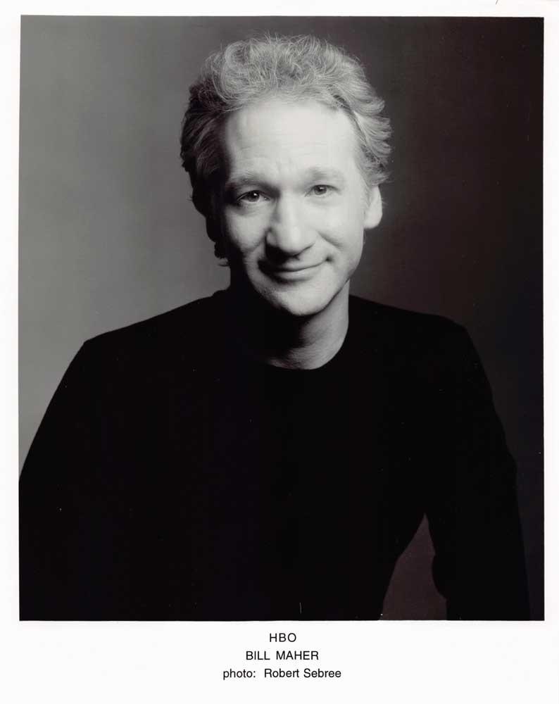 BILL MAHER original 8x10 studio press photo HBO