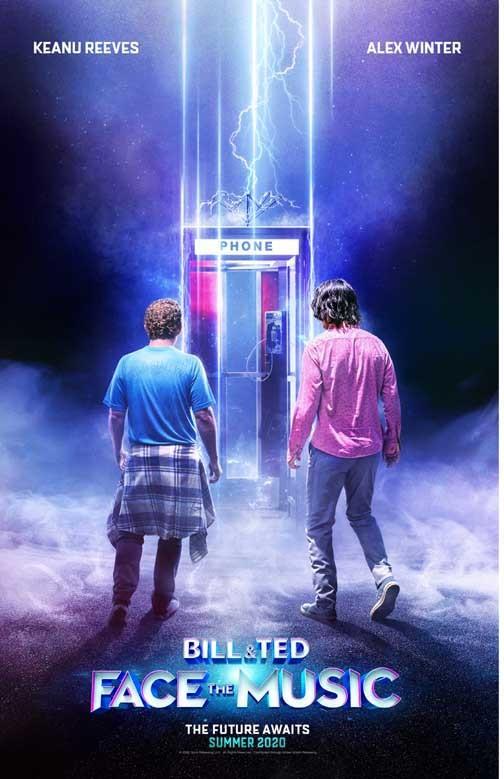 Keanu Reeves BILL & TED FACE THE MUSIC Alex Winter advance movie poster 11x17