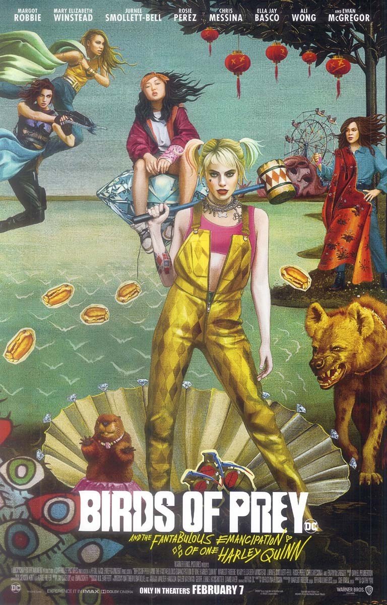 Margot Robbie BIRDS OF PREY original studio movie poster 11x17