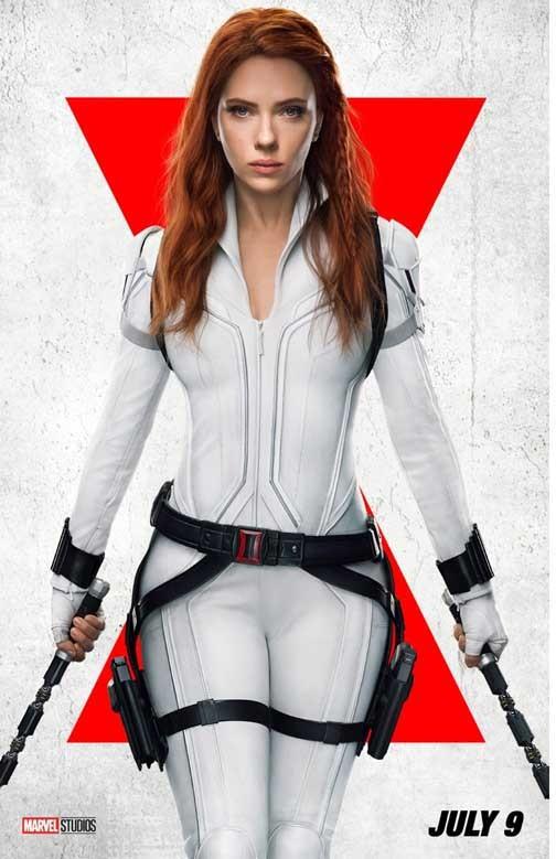 Scarlett Johansson BLACK WIDOW advance movie poster 11x17