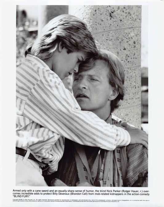 Rutger Hauer BLIND FURY 1990 original 8x10 press photo