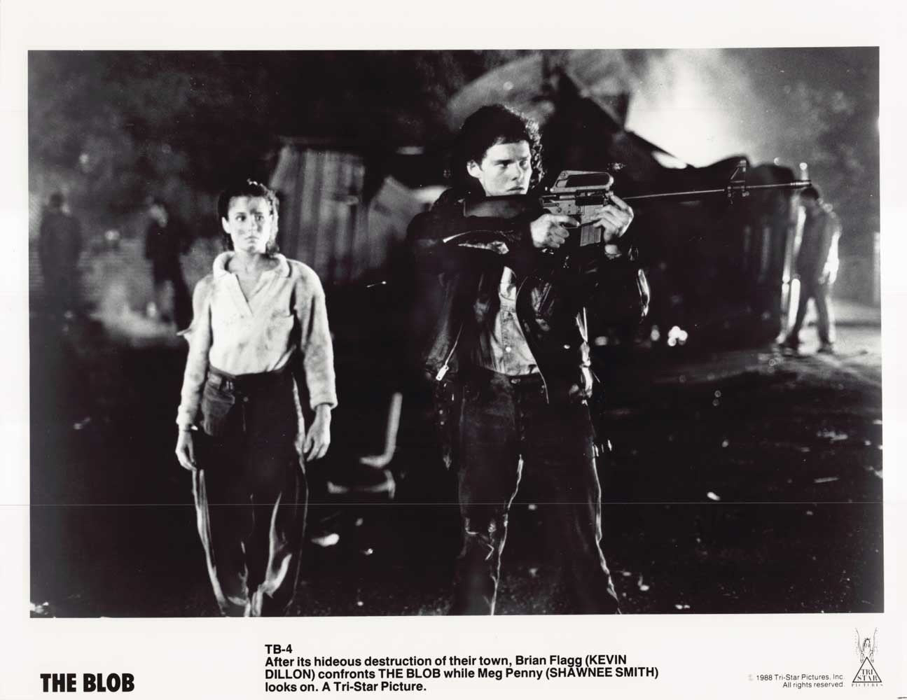 Kevin Dillon THE BLOB Shawnee Smith original 10x8 press photo 1988