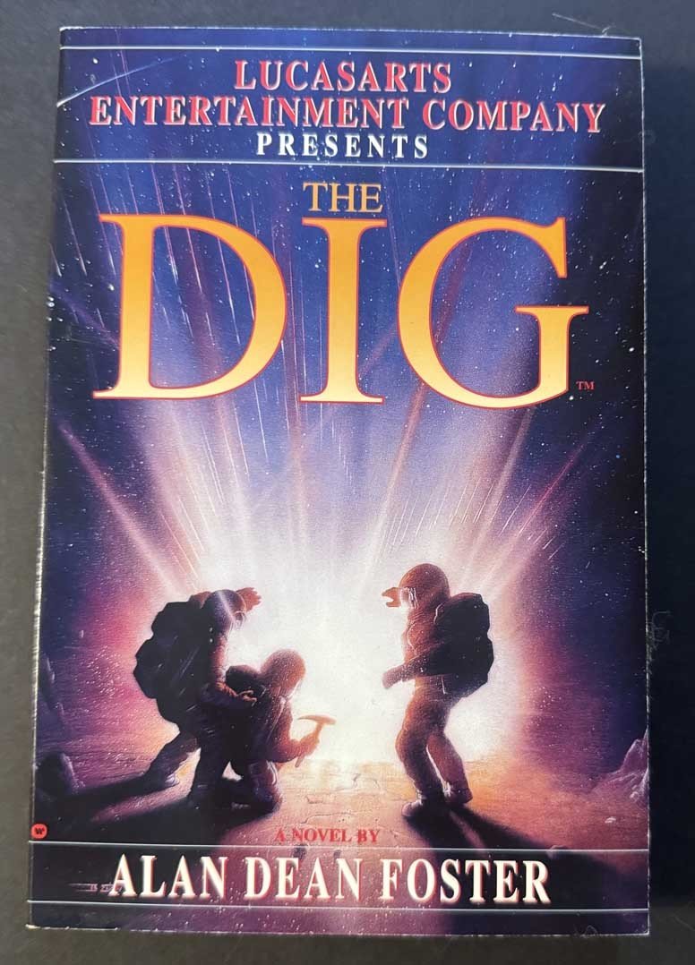 LucasArts THE DIG rare promo trade paperback edition Alan Dean Foster 1995