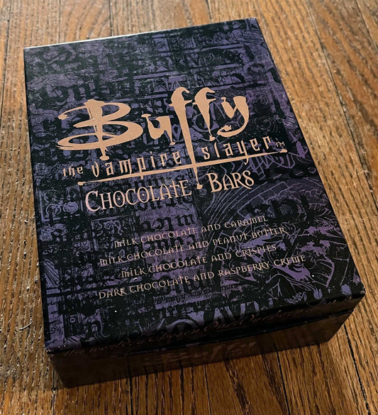 Sarah Michelle Gellar BUFFY THE VAMPIRE SLAYER Chocolate Bar empty box 2000