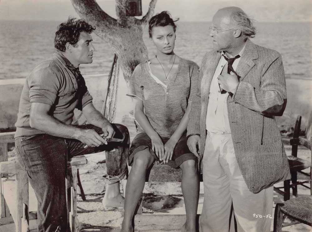 Sophia Loren BOY ON A DOLPHIN Naismith Mistral original 7½ x 9¾ press photo 1957