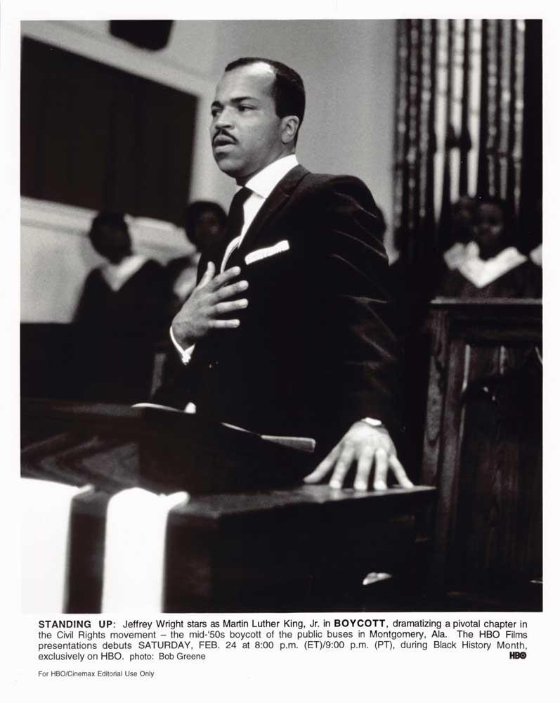 Jeffrey Wright HBO's BOYCOTT original 8x10 press photo 2001