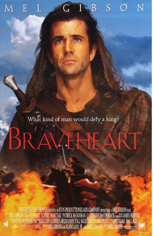 Mel Gibson BRAVEHEART blue movie poster 11x17