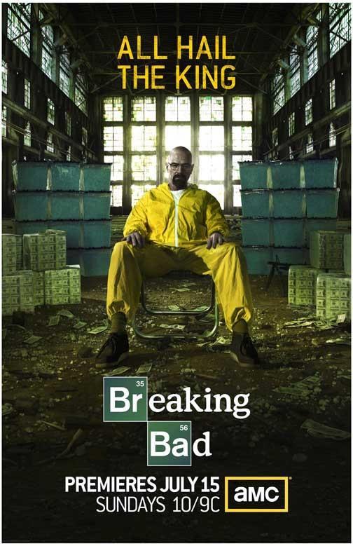 Bryan Cranston BREAKING BAD "All Hail the King" movie poster 11x17
