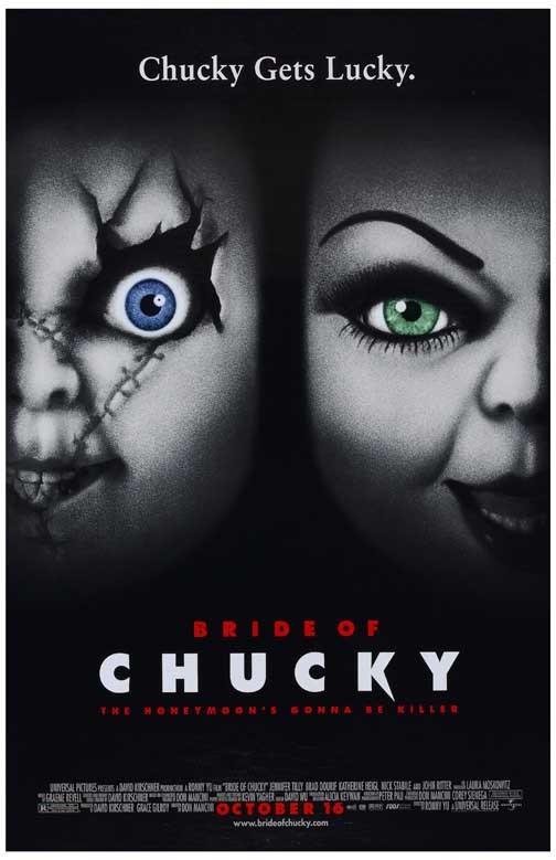 Brad Dourif BRIDE OF CHUCKY Jennifer Tilly movie poster 11x17
