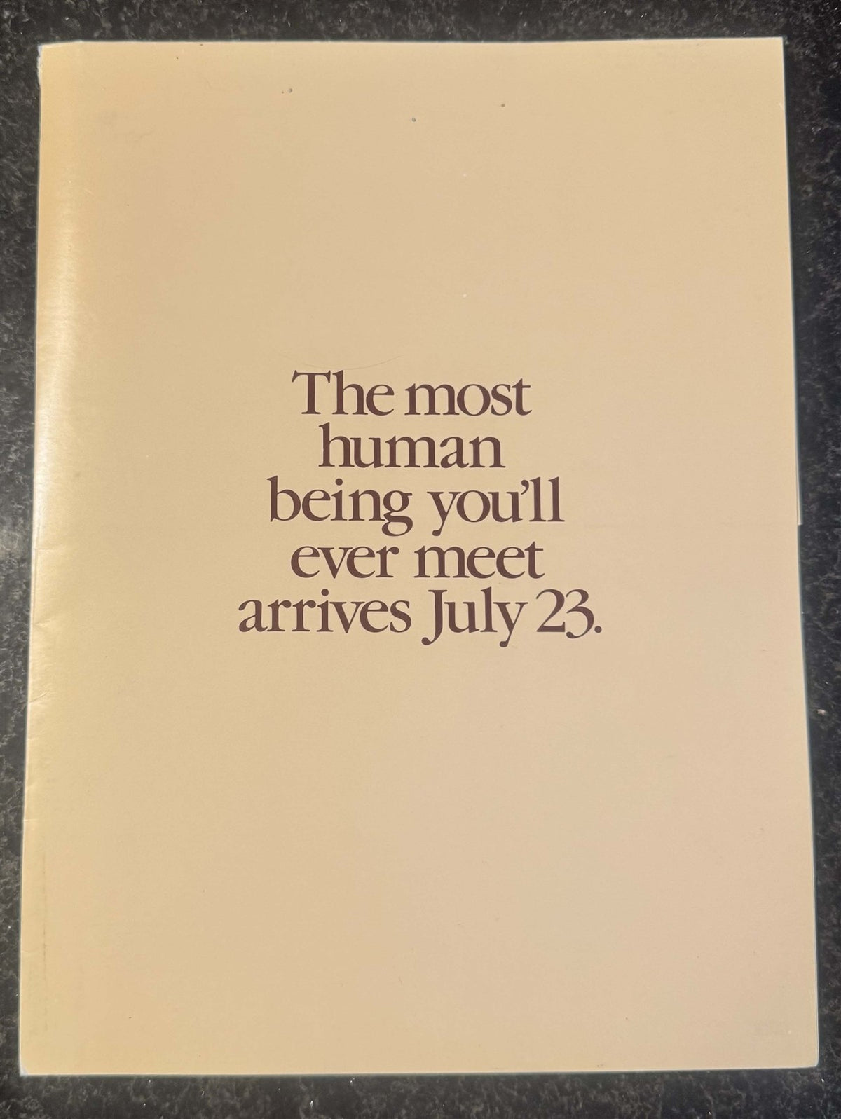 Robin Williams WORLD ACCORDING TO GARP John Lithgow promotional brochure 1982