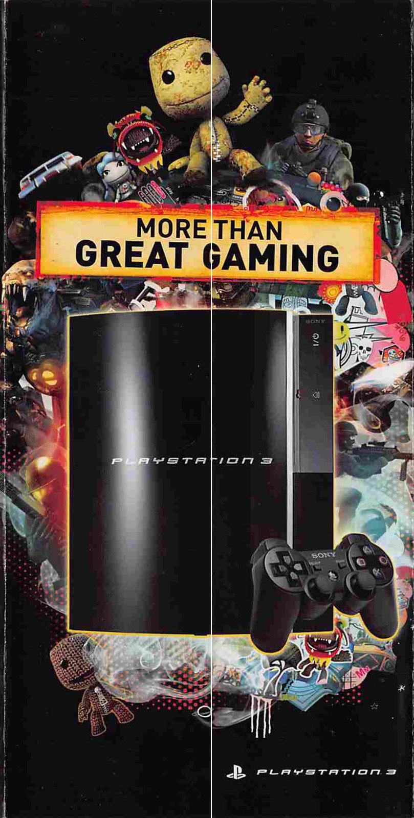 PS3 original Sony Playstation 3 brochure catalog 2008