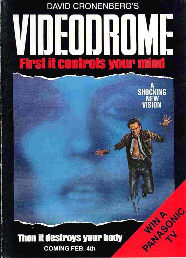 James Woods VIDEODROME Debby Harry 1983 theater mini brochure David Cronenberg