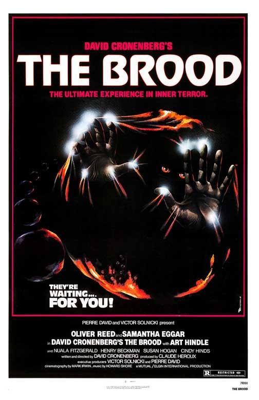 Oliver Reed THE BROOD Samantha Eggar movie poster 11x17 David Cronenberg