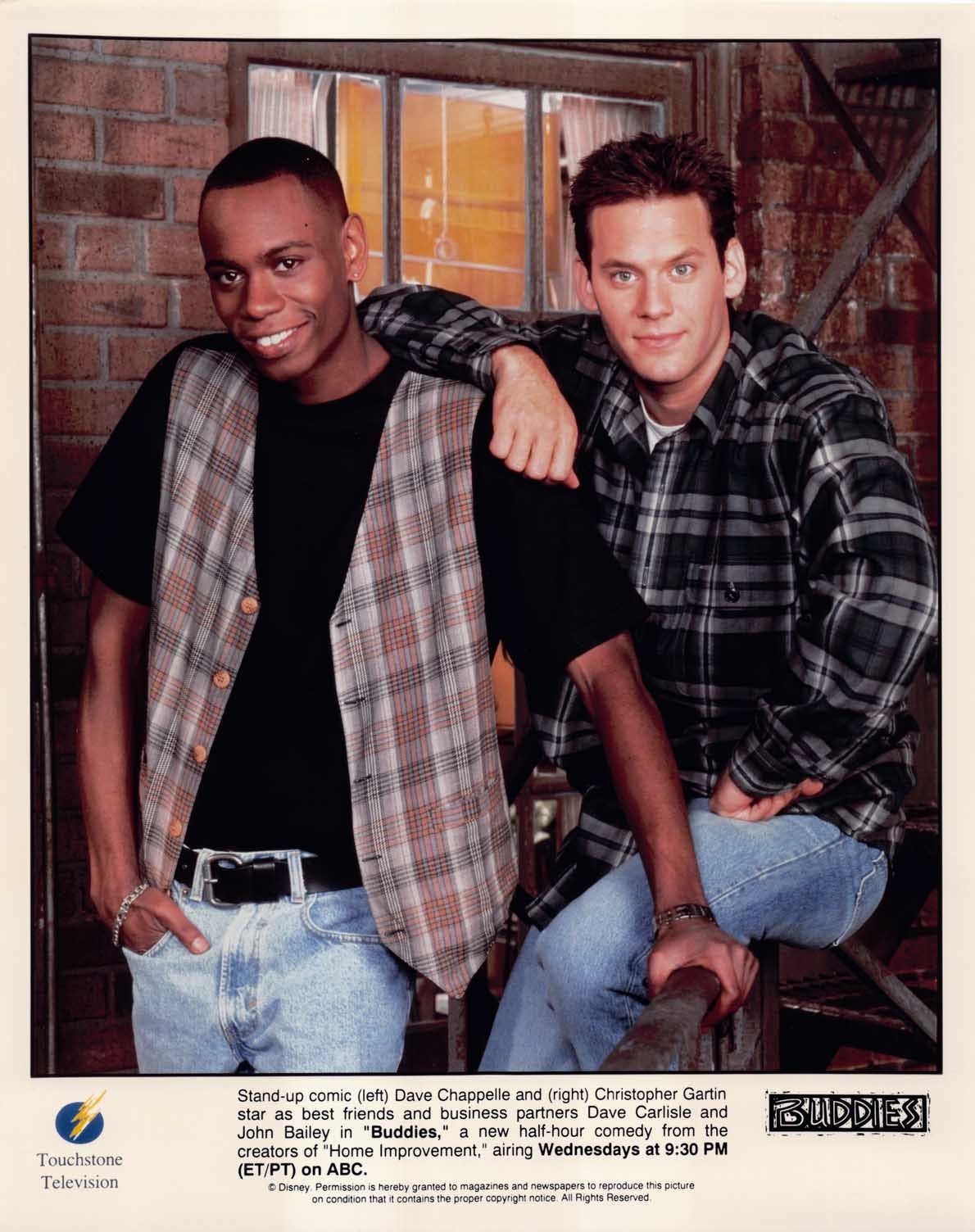 Dave Chappelle BUDDIES Judith Ivey Richard Roundtree original press photos 1996