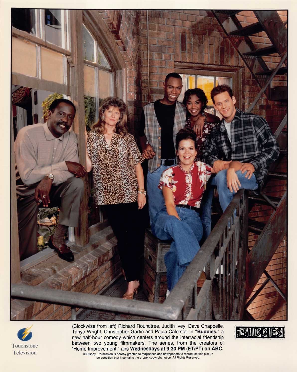 Dave Chappelle BUDDIES Judith Ivey Richard Roundtree original press photos 1996