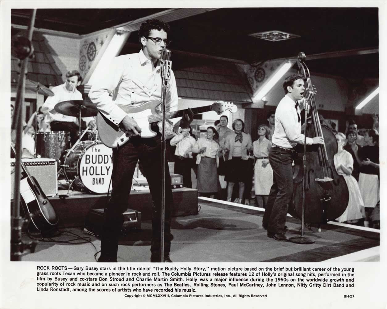 Gary Busey BUDDY HOLLY STORY Don Stroud original 8x10 press photos 1978