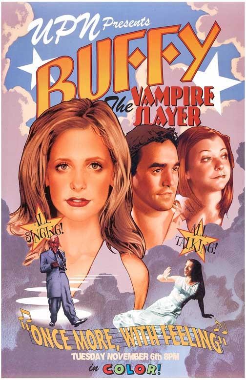 Sarah Michelle Gellar BUFFY THE VAMPIRE SLAYER "Once More" poster 11x17