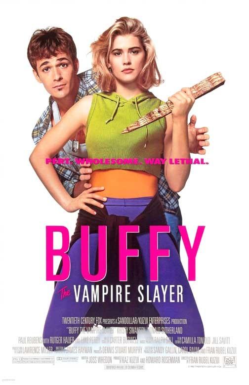 Kristy Swanson BUFFY THE VAMPIRE SLAYER Luke Perry movie poster 11x17