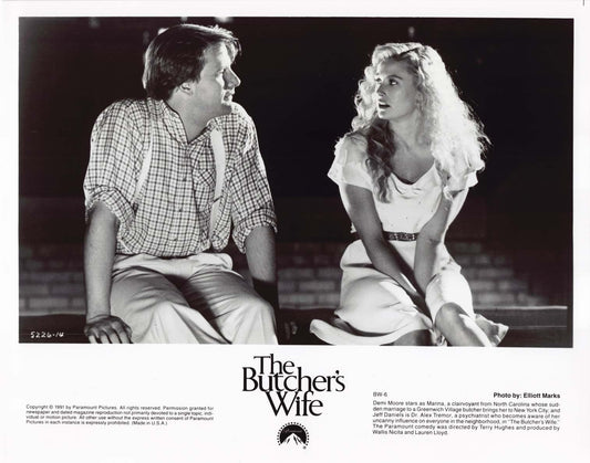 Jeff Daniels BUTCHER'S WIFE Demi Moore original press photo 1991