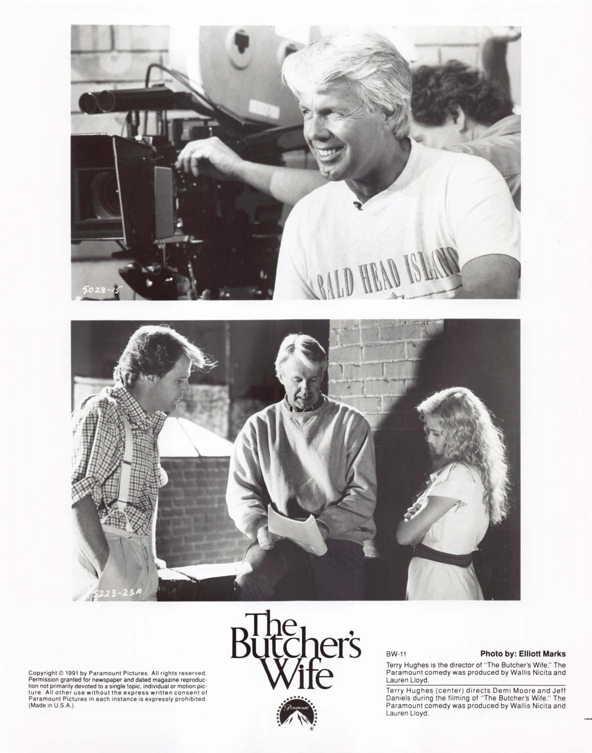 Demi Moore BUTCHER'S WIFE Jeff Daniels original press photos 1991