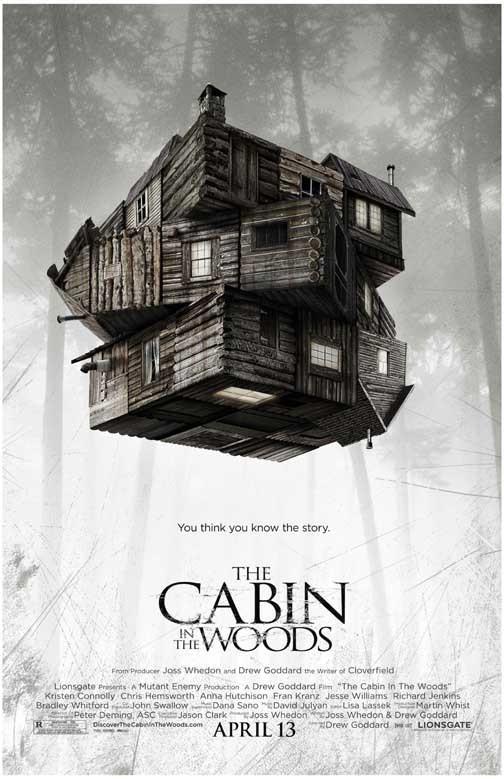 Chris Hemsworth CABIN IN THE WOODS movie poster 11x17
