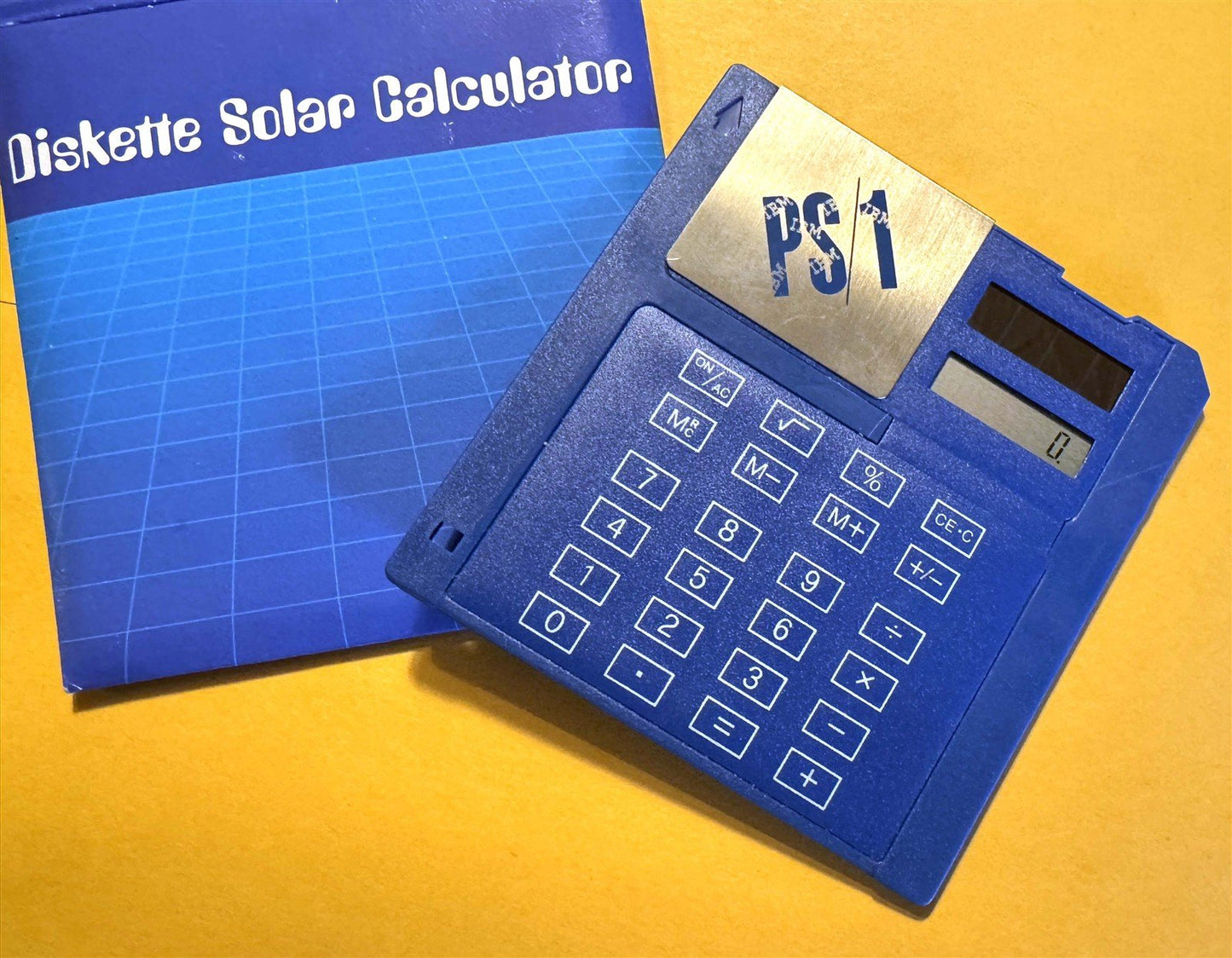 IBM 1980's PS/1 APTIVA promo solar calculator NEW