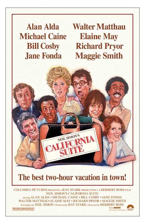 Neil Simon's CALIFORNIA SUITE Alan Alda Michael Caine movie poster 11x17
