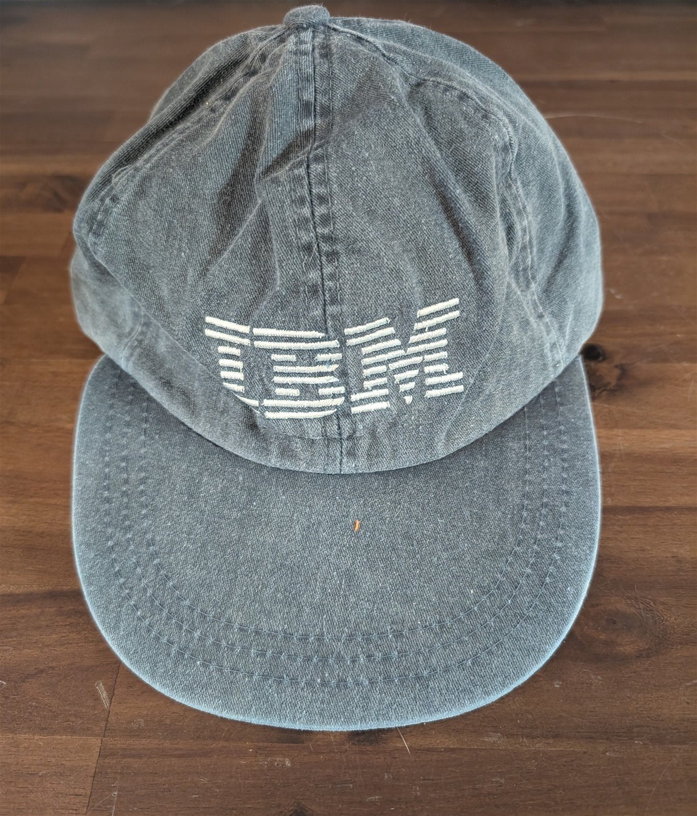 IBM 1980's promotional grey baseball cap