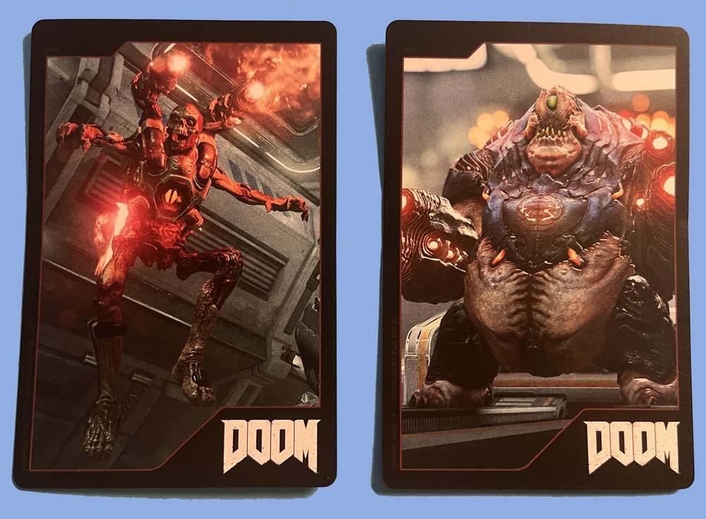Bethesda DOOM 4 promo trading card set 2016 FutureShop Exclusive