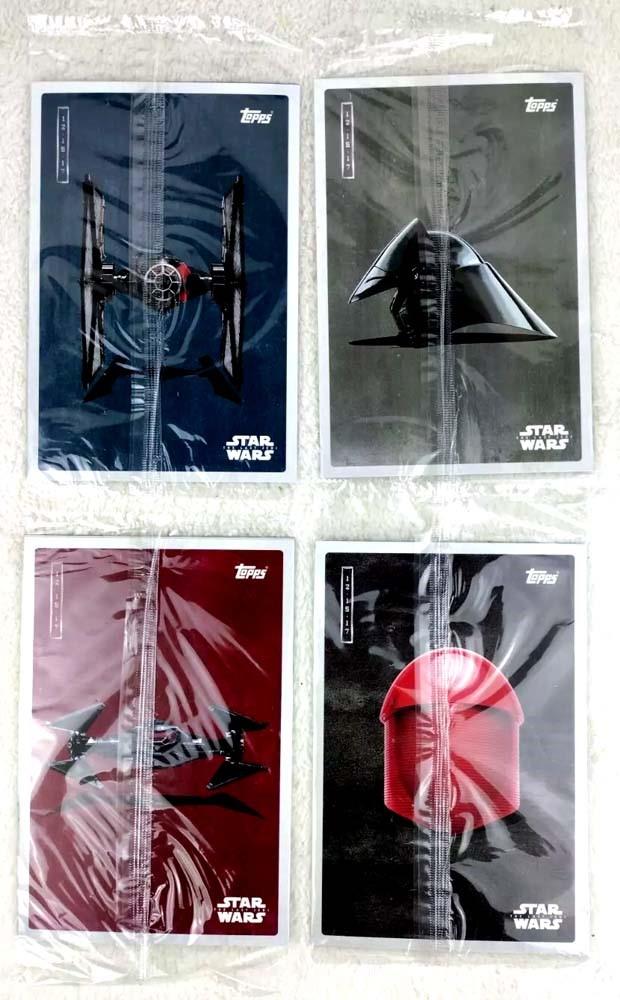 2017 Topps STAR WARS THE LAST JEDI jumbo trading cards AMC 4 promo packs 7½x5