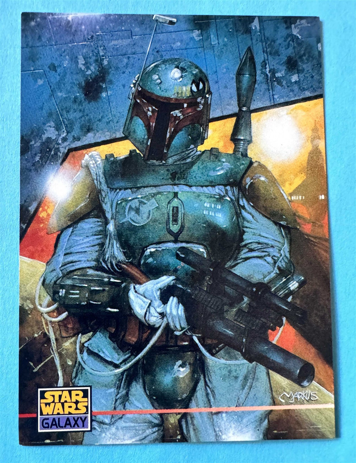 1994 Topps STAR WARS GALAXY Series 2 Collectors Tin Factory Stamped Set #1591